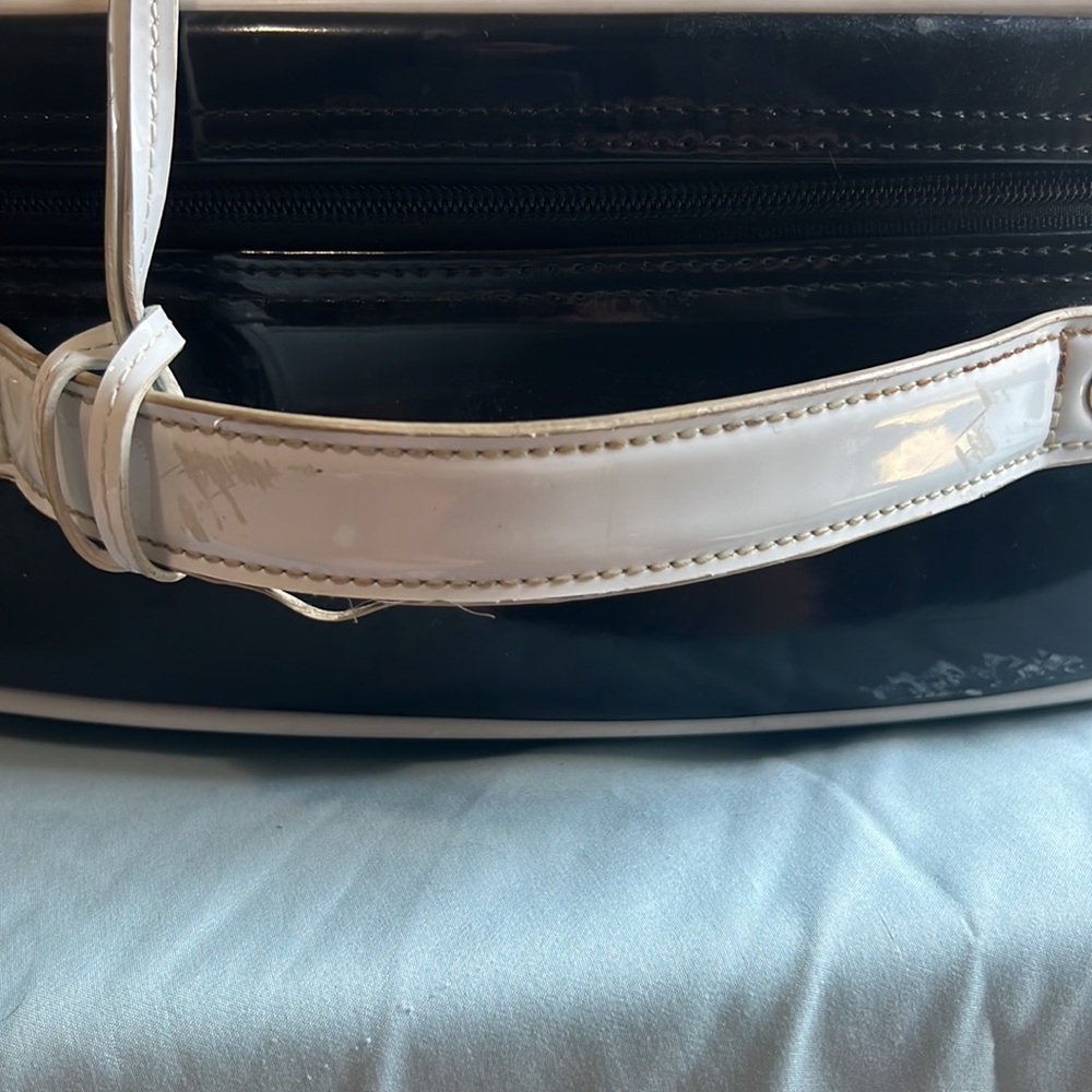 Kate Spade Patent Leather Carry On Luggage Gem